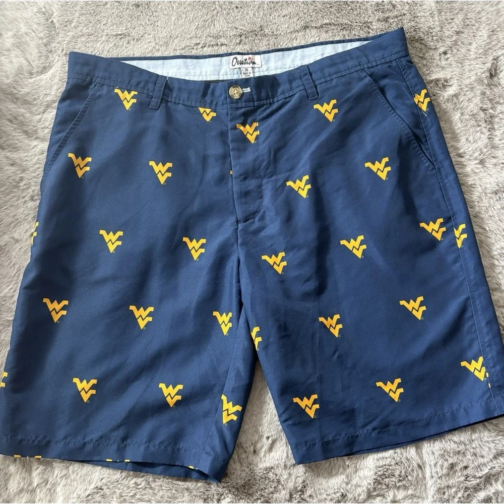 Ovation shorts size 38 west Virginia mountaineer's theme